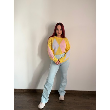 PANTALÓN AZUL PASTEL