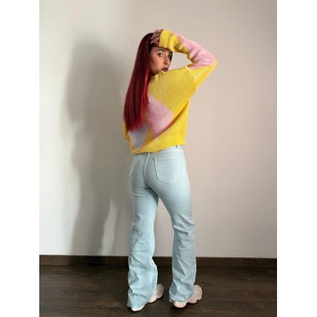 PANTALÓN AZUL PASTEL